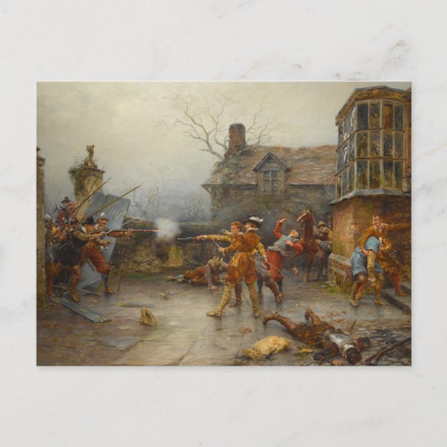 Gunpowder Plot - Last Stand at Holbeche House Postcard (Front)