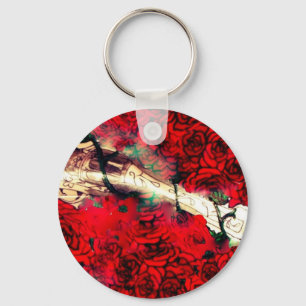 Guns and roses key ring