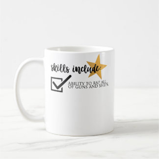 Guns And Ships Coffee Mug