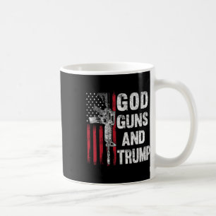 Guns And Trump 2nd Amendment Flag Ar15 American Fl Coffee Mug