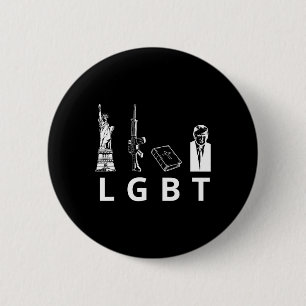 Guns Bible Trump 6 Cm Round Badge