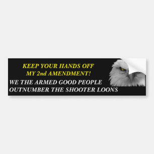 GUNS BUMPER STICKER