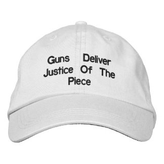 Guns Deliver Justice Personalised Adjustable Hat