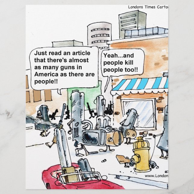 Guns Don't Kill Funny Gifts, Tees & Cards (Front)