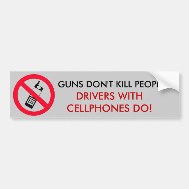 Guns Don't Kill people Bumper Sticker (Front)
