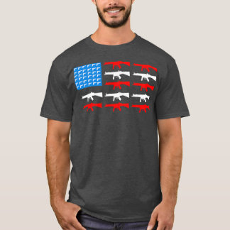 Guns Flag USA Gun Owners Gun Rights T-Shirt