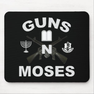 Guns n Moses Dark Mouse Pad