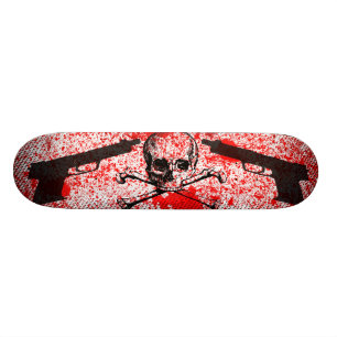 Guns n Skull Skateboard