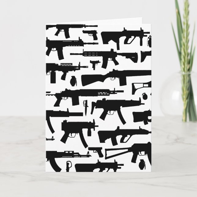 Guns pattern card (Front)