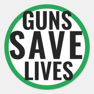 Guns Save Lives sticker