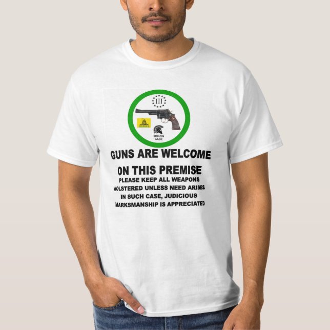 GUNS WELCOME T-Shirt (Front)