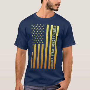 Guns whiskey steak freedom T-Shirt
