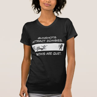 Gunshots Attract Zombies T-Shirt