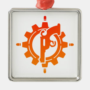 Gunslinger Sharpshooter Sniper Gunner DnD Metal Ornament