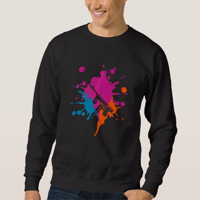 Gunsmithing Colourful Splash Sweatshirt (Front)
