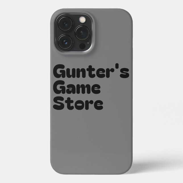 Gunter's Game Store iPhone 13 Pro Max Case (Back)