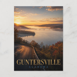 Guntersville Alabama Lake Guntersville REALMS Postcard
