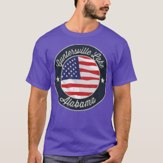 Guntersville Lake - Patriotic Alabama Souvenir T-S T-Shirt