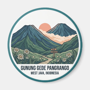 Gunung Gede Pangrango National Park Indonesia Magnet