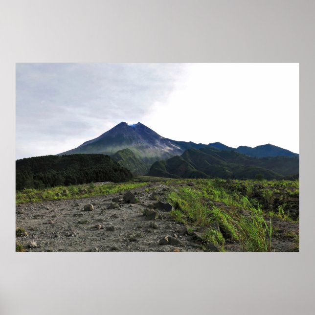 Gunung Merapi Poster (Front)