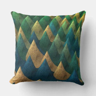 Gunungan Fractal Relief 3D Batik Motif Cushion