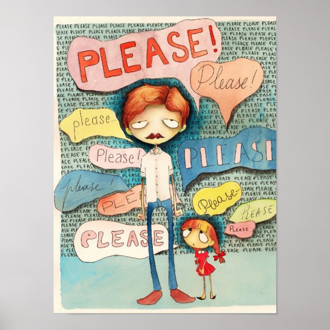 Guppy Butter - Please! Poster (Front)