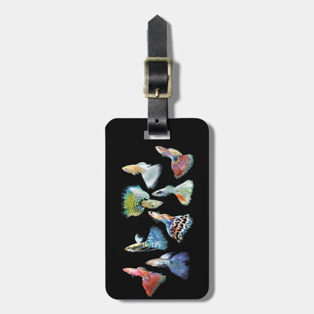 Guppy Luggage Tag (Front Vertical)