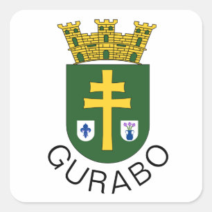 Gurabo coat of arms, Puerto Rico Square Sticker