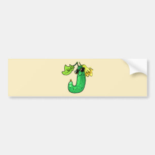 Gurke cucumber bumper sticker