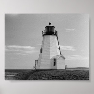 gurnet lighthouse saquish duxbury ma. poster