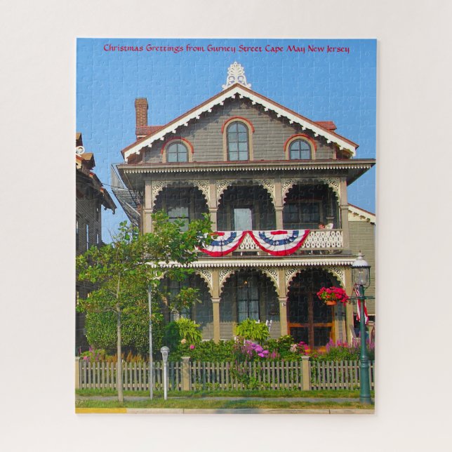 Gurney Street Cape May New Jersey. Jigsaw Puzzle (Vertical)