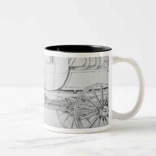 Gurney's Steam Carriage, 1827 Two-Tone Coffee Mug