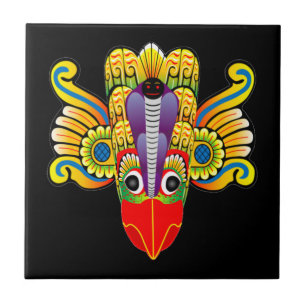 Gurulu raksha (Sri Lanka garuda devil) design Ceramic Tile