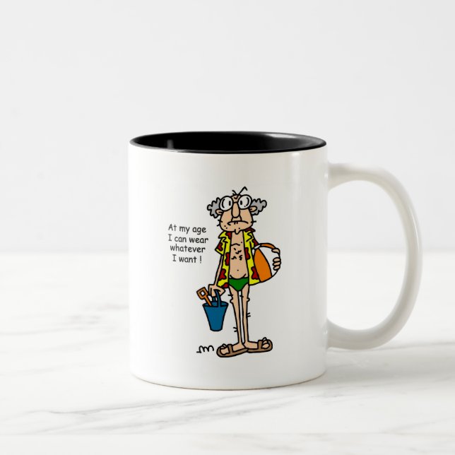 Gus-Age Thing Tshirts and Gifts Two-Tone Coffee Mug (Right)