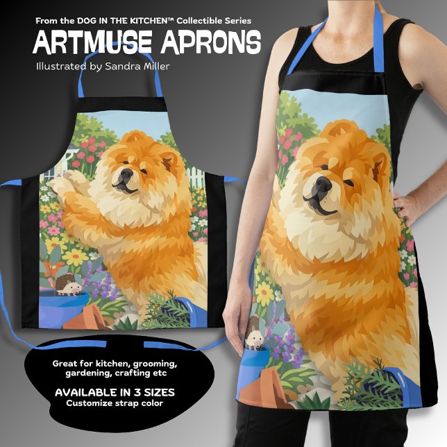 GUS the Chow All-Over Print Apron (Creator Uploaded)