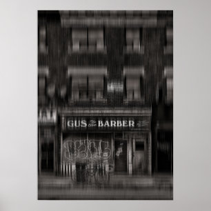 Gus The Other Barber Blur Version Poster