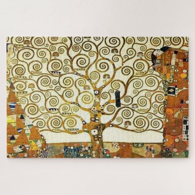 Gustav Kilmt's Tree of Life Jigsaw Puzzle (Horizontal)