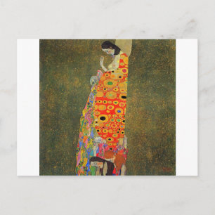 Gustav Klimt Abandoned Hope Postcard