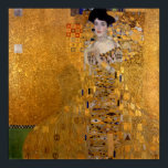 Gustav Klimt, Adele Bloch-Bauer (1907) Poster<br><div class="desc">Beautiful reproduction of Gustav Klimt's portrait of Adele Bloch-Bauer (1907). Original in oil with golden and silver foil on canvas.</div>