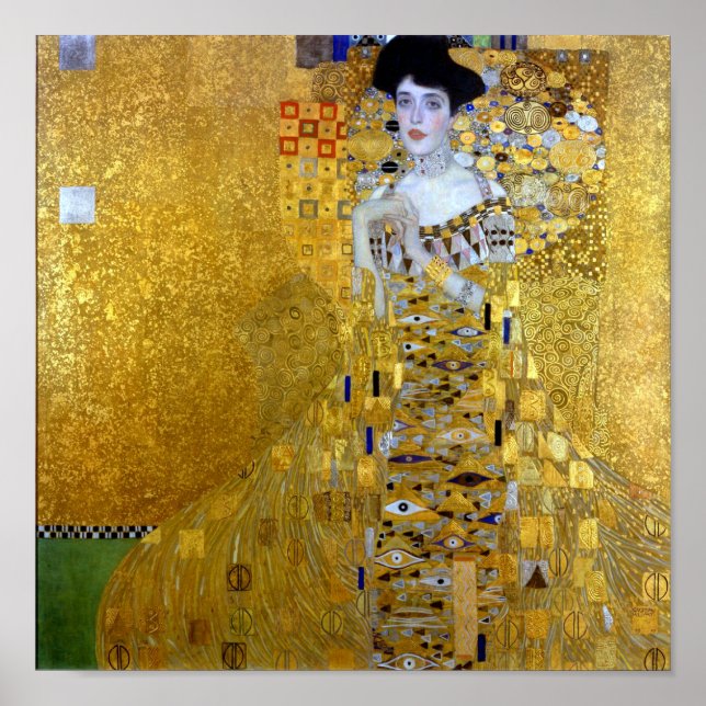 Gustav Klimt Adele Bloch-Bauer I Poster (Front)