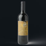 Gustav Klimt - Adele Bloch-Bauer I Wine Label<br><div class="desc">Adele Bloch-Bauer I by Gustav Klimt. Beautiful painting of a beautiful woman with a lovely smile. Painted in golden colours with artistic values of art noveau. Available on many different gift ideas and wonderful products for art lovers. Check out our store for related products with this artwork and also discover...</div>