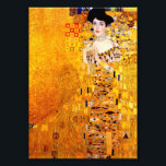 Gustav Klimt Adele Bloch-Bauer Vintage Art Nouveau Photo Print<br><div class="desc">Gustav Klimt Portrait Of Adele Bloch-Bauer I Art Nouveau Painting Portrait of Adele Bloch-Bauer I is a 1907 painting by Gustav Klimt. The first of two portraits Klimt painted of Bloch-Bauer, it has been referred to as the final and most fully representative work of his golden phase. This painting, which...</div>