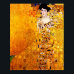 Gustav Klimt Adele Bloch-Bauer Vintage Art Nouveau Poster<br><div class="desc">Gustav Klimt Portrait Of Adele Bloch-Bauer I Art Nouveau Painting Portrait of Adele Bloch-Bauer I is a 1907 painting by Gustav Klimt. The first of two portraits Klimt painted of Bloch-Bauer, it has been referred to as the final and most fully representative work of his golden phase. This painting, which...</div>