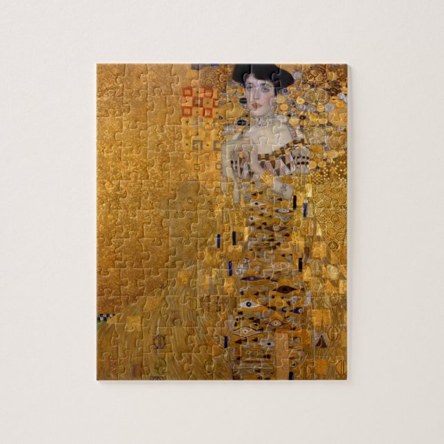 Gustav Klimt // Adele Bloch-Bauer's Portrait. Jigsaw Puzzle (Vertical)