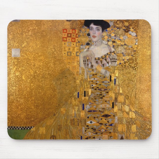 Gustav Klimt // Adele Bloch-Bauer's Portrait. Mouse Pad (Front)