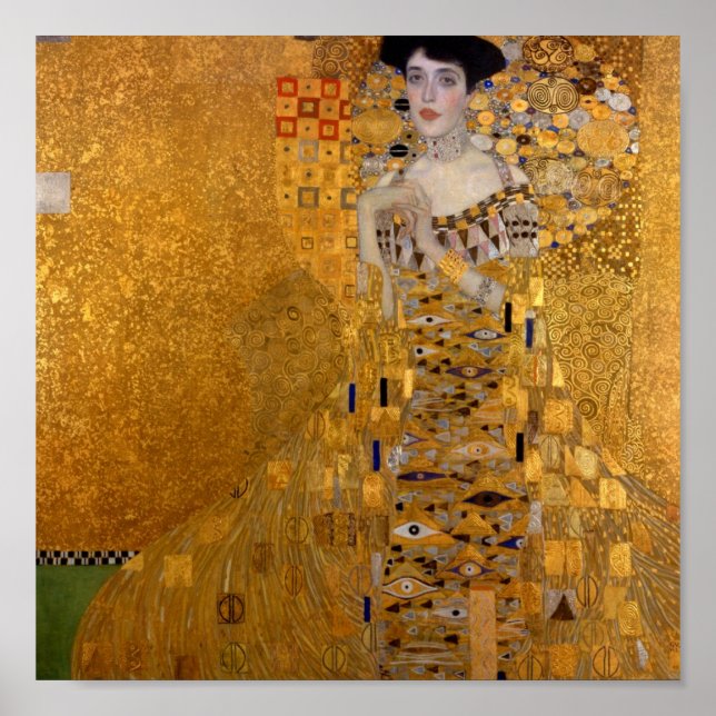 Gustav Klimt // Adele Bloch-Bauer's Portrait Poster (Front)