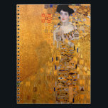 Gustav Klimt "Adele" Portrait Vintage Notebook<br><div class="desc">This popular Klimt painting is entitled "Adele Bloch-Bauer's Portrait" and was painted in 1907. Gustav Klimt (July 14, 1862 – February 6, 1918) was an Austrian symbolist painter and one of the most prominent members of the Vienna Secession movement. Klimt is noted for his paintings, murals, sketches, and other objets...</div>