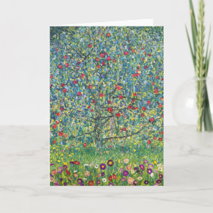 Gustav Klimt - Apple Tree Card