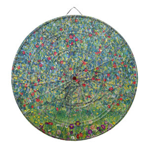 Gustav Klimt - Apple Tree Dartboard