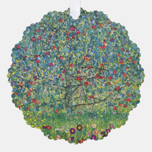 Gustav Klimt - Apple Tree Decoration Card